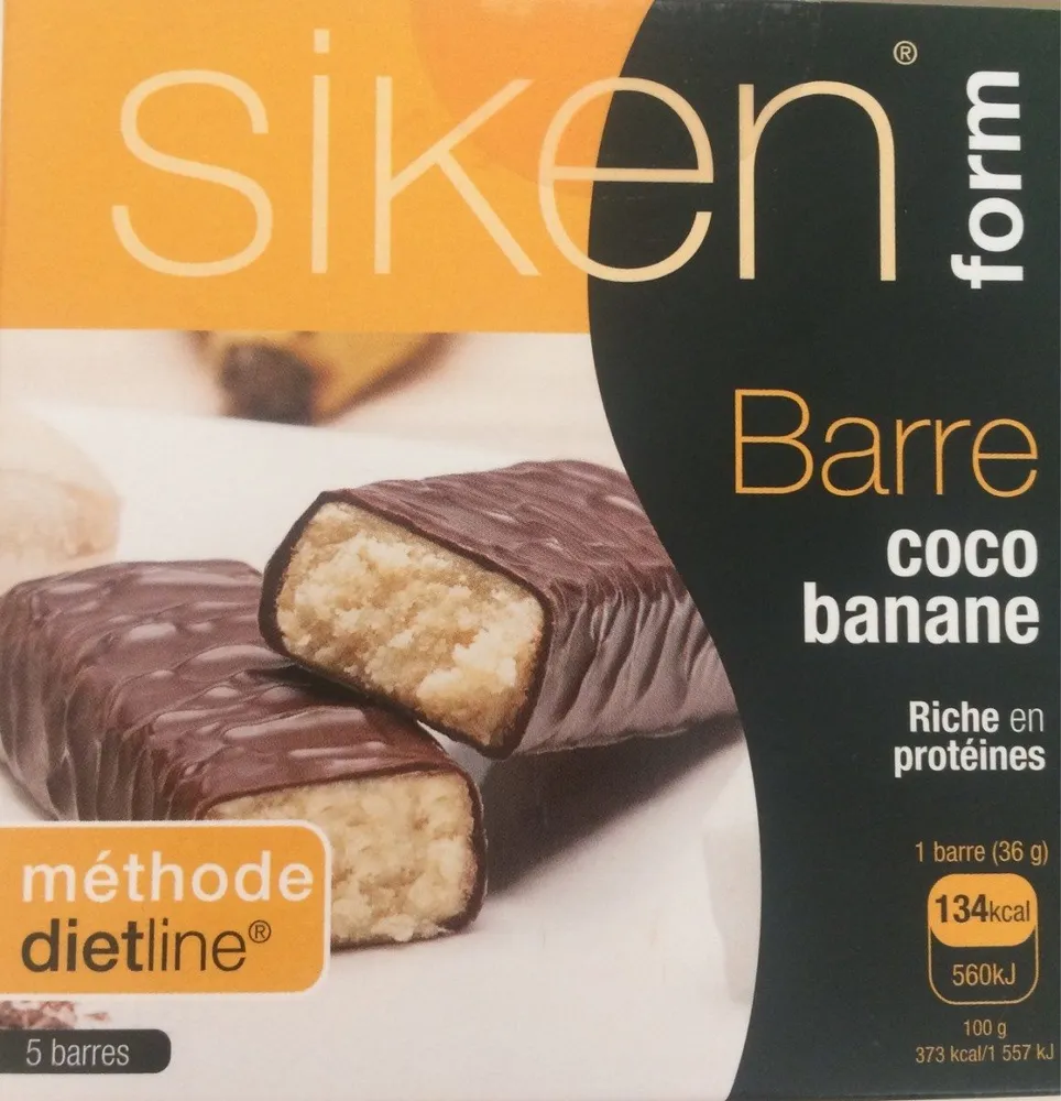 Barre coco banane