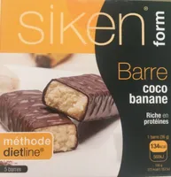 Barre coco banane