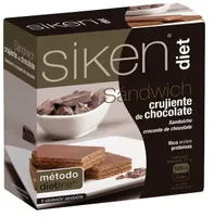 Sandwich crujiente de chocolate