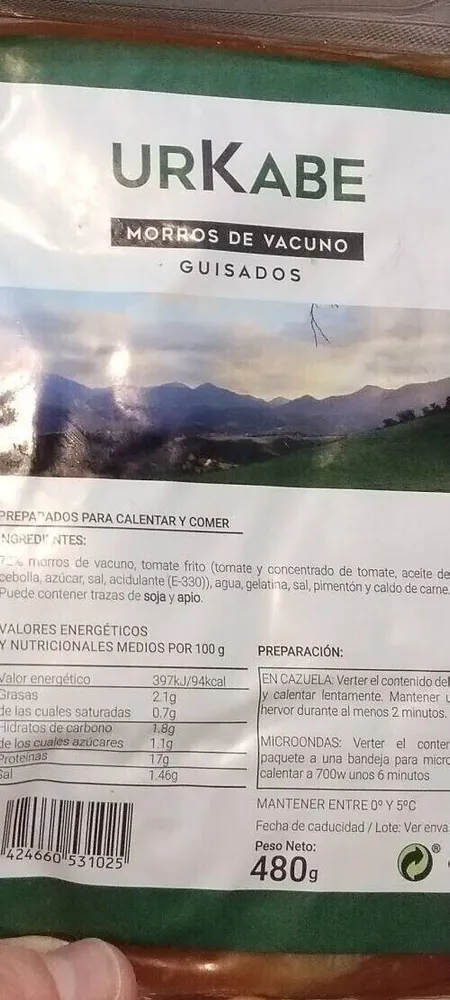 Morros de vacuno