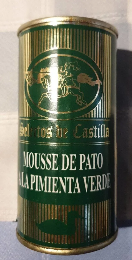 Mousse de pato a la pimienta verde
