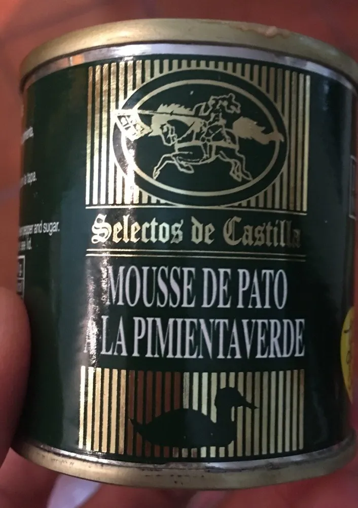 Mousse de pato a la pimienta verde