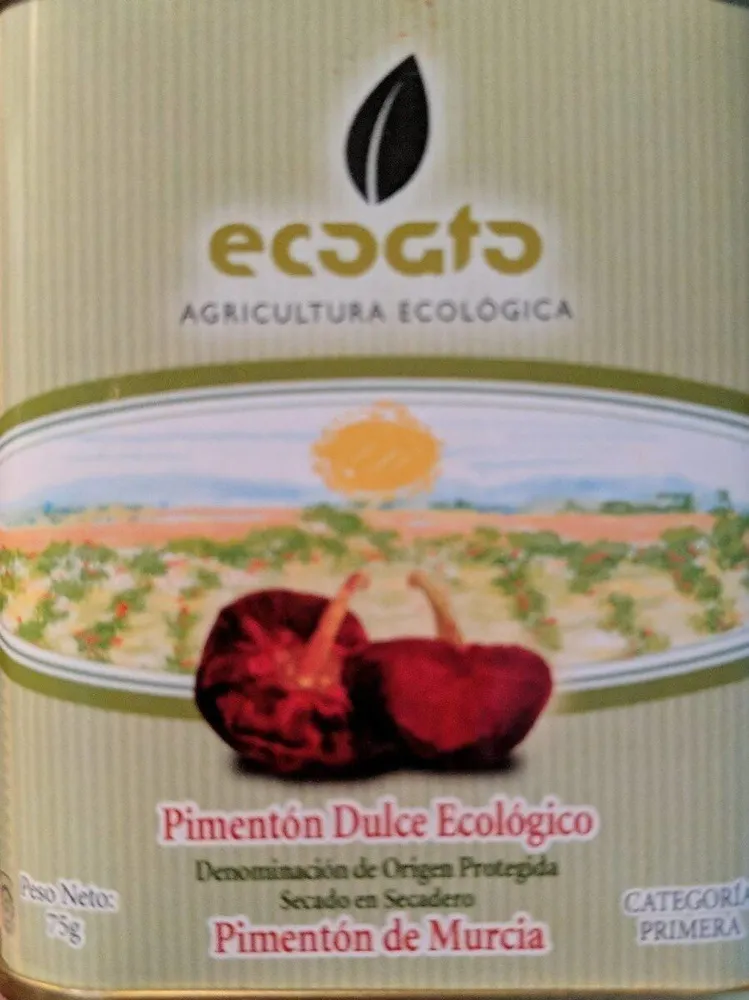 Pimenton dulce ecologico