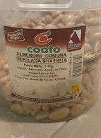Almendra comuna repelada S14 frita