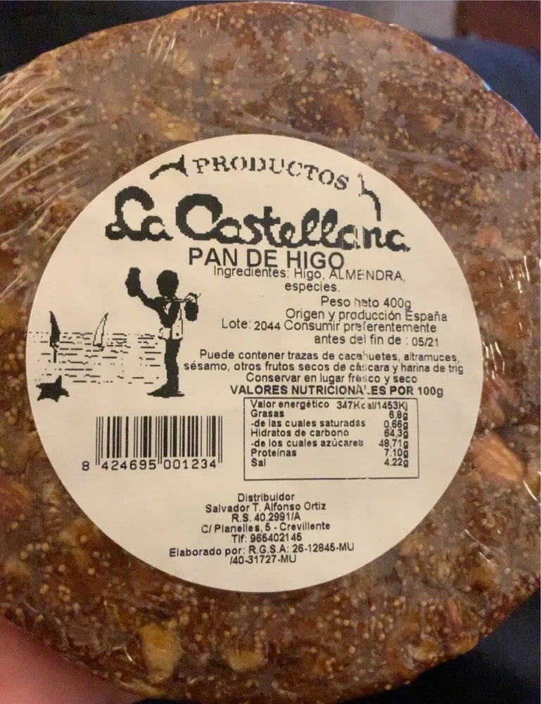 Pan de higo