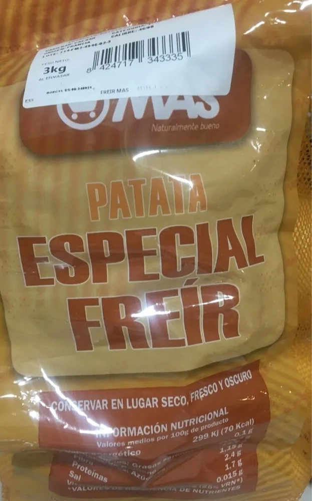 Patata especial freir