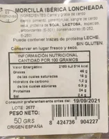 Morcilla Ibérica Loncheada