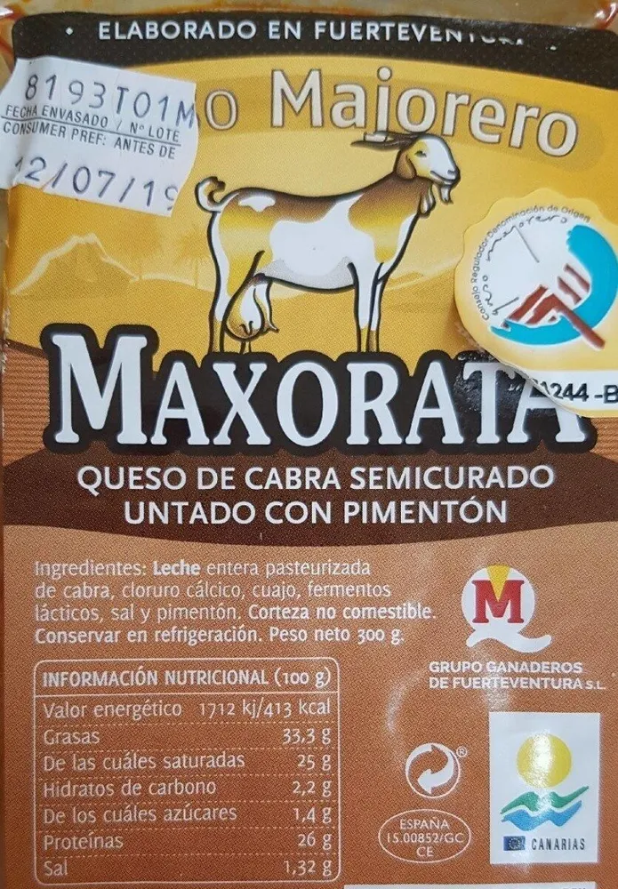 Queso de cabra majorero