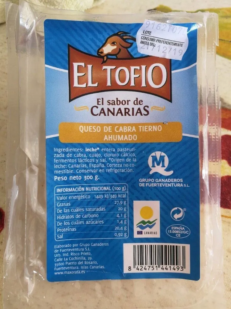 Queso de cabra tierno ahumado