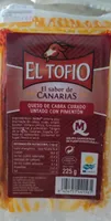 Queso de cabra curado untado con pimentón