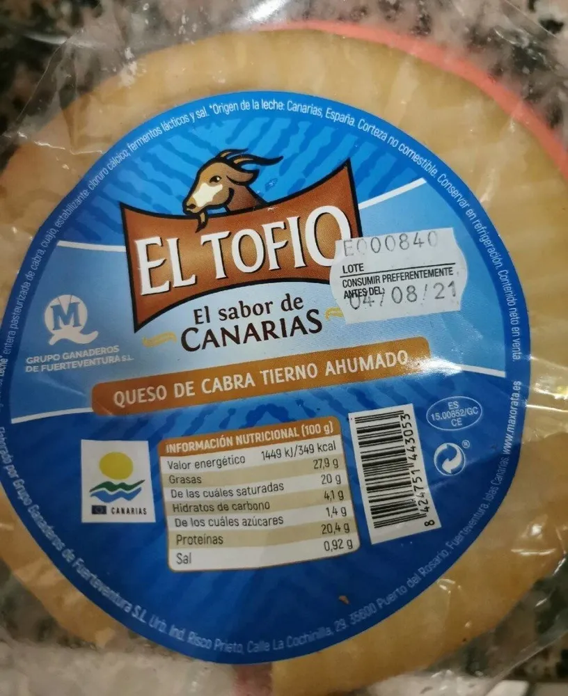 Queso de cabra tierno ahumado