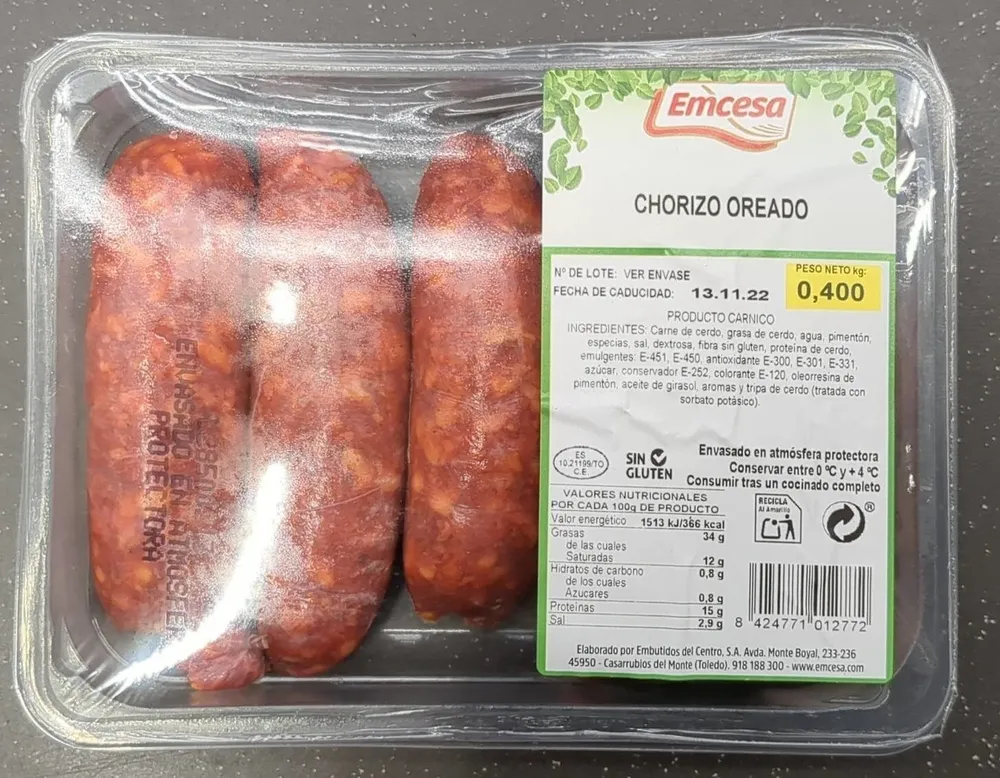 Chorizo oreado