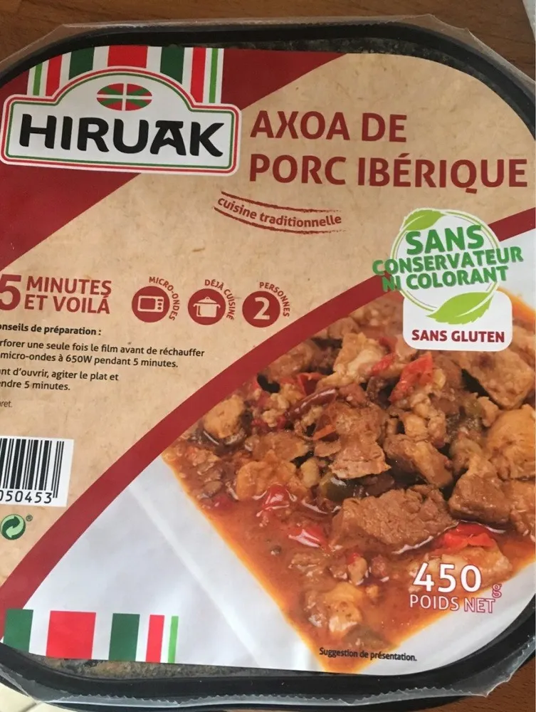 Axoa de porc iberique