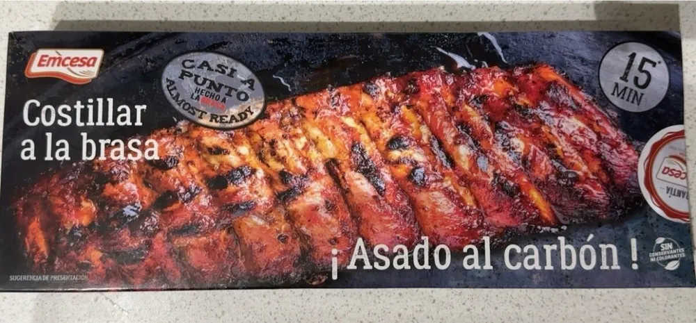 Costillar a la brasa