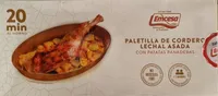Paletilla de cordero lechal asada con patatas panaderas