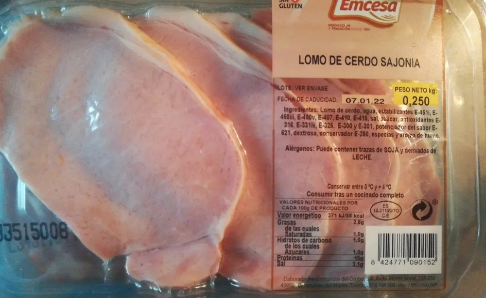 Lomo de cerdo sajonia