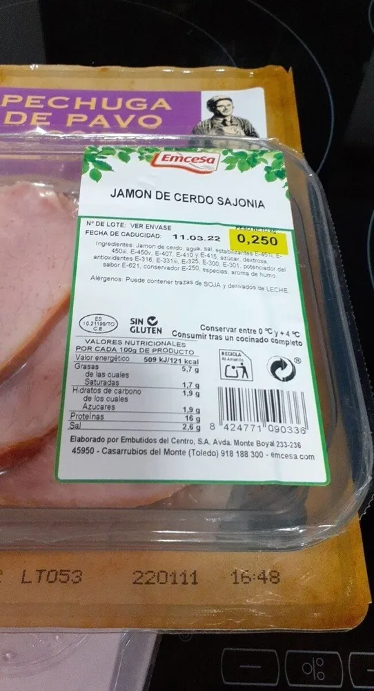 Jamon cerdo sajonia
