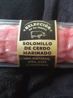Solomillo de cerdo marinado relleno