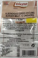 Albóndigas cerdo vacuno