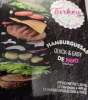 Hamburguesa de pavo