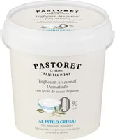 Yogur griego artesanal natural desnatado m.g.