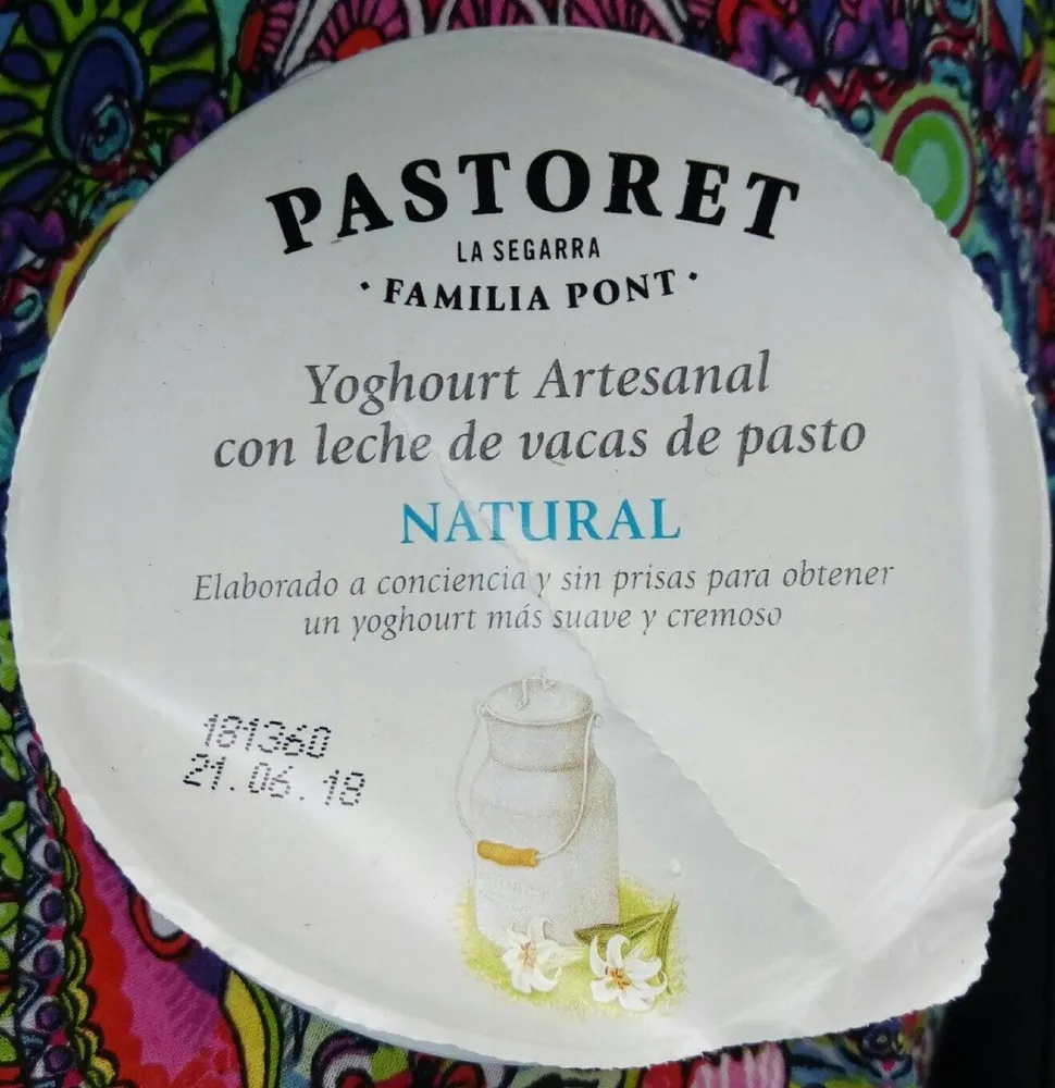 Yogur artesanal natural