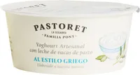 Yogur griego artesanal natural sin gluten