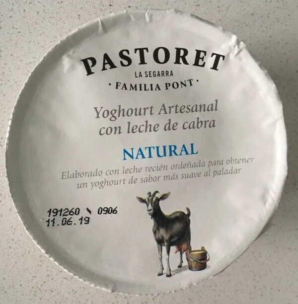 Yogurt Natural con leche de cabra