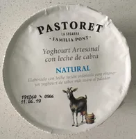 Yogurt Natural con leche de cabra