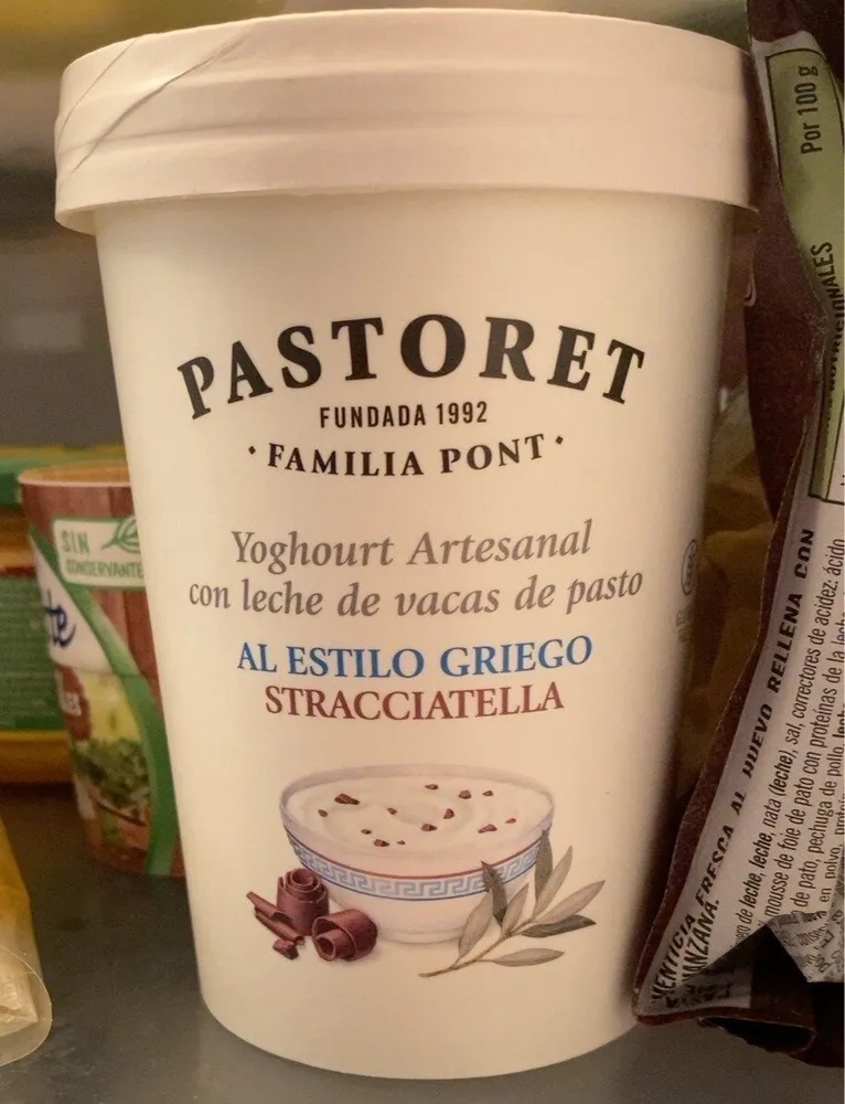 Yoghourt artesanal al estilo griego stracciatella