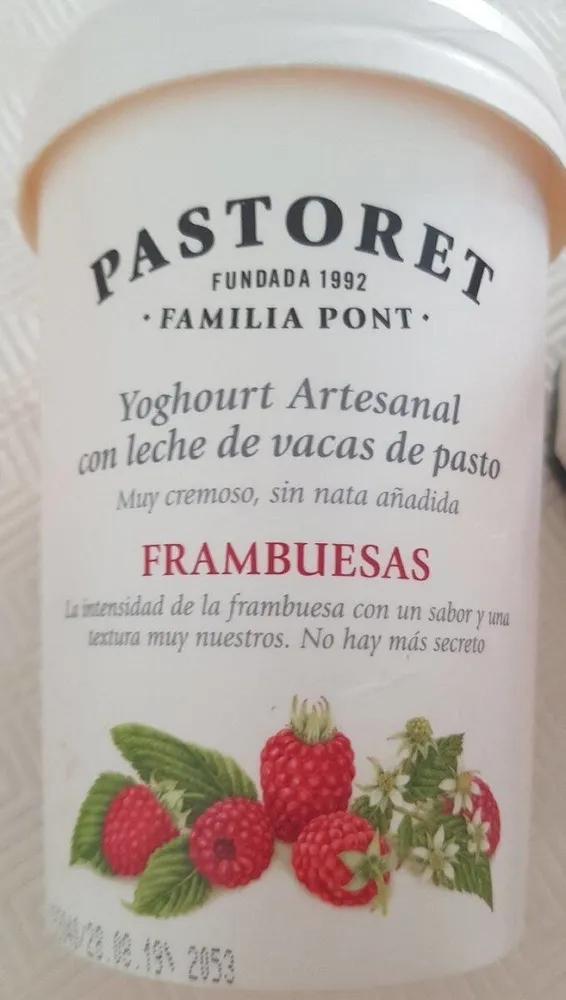 Yoghourt artesanal con leche de vacas de pasto