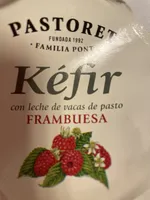 kefir con frambuesa