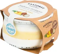 Yogur cremoso con coco y piña sin gluten ecológico