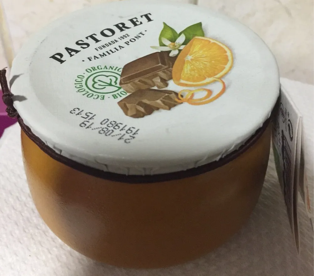Crema de chocolate y naranja