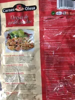 Orejas de cerdo cocidas