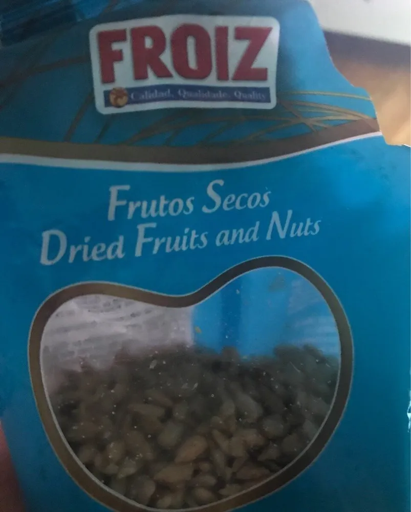Pipas de girasol sin cáscara fritas