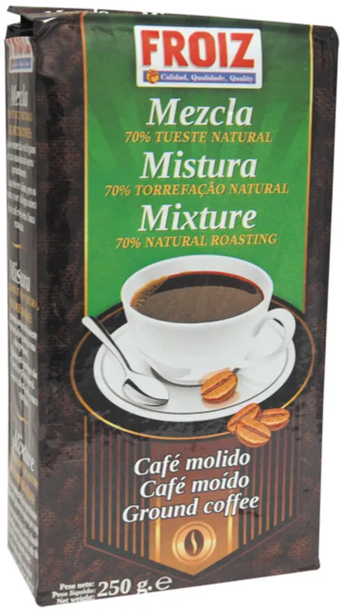 Café mezcla 75% tueste natural