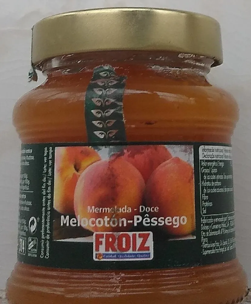 Mermelada de melocotón extra