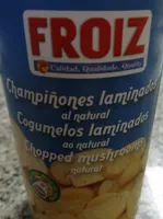 Champiñones laminados al natural
