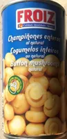 Champiñones enteros al natural