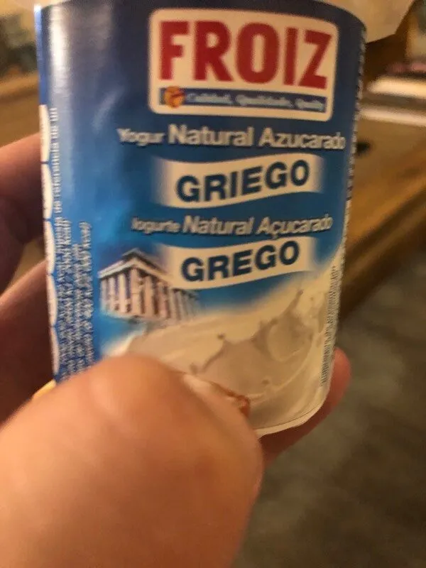 Yogur griego azucarado