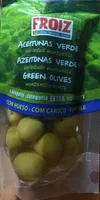 Aceitunas verdes variedad manzanilla con hueso