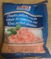 Gamba pelada cruda