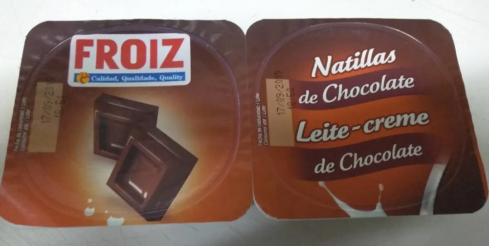 Natillas de chocolate