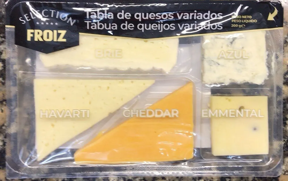 Tabla de Quesos Variados SELECTION
