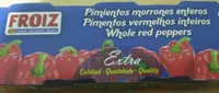 Pimientos morrones enteros