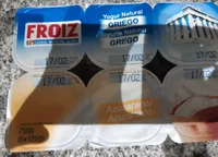 Yogur natural griego azucarado