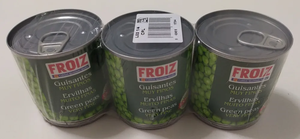 Guisantes muy finos