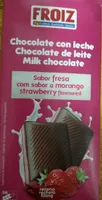 Chocolate con leche sabor fresa