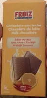 Chocolate con leche sabor naranja